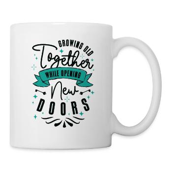 Retirement Couple Grandparents Life Quote Vintage - Mug - white - Right