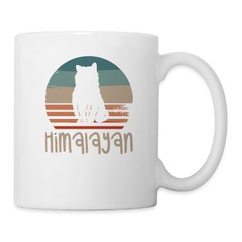 Vintage Retro Himalayan Cat Lover - Mug blanc - blanc - Droite
