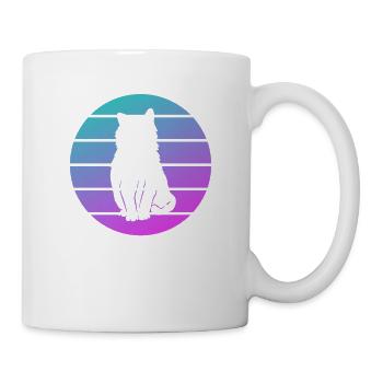 Rétro Himalayan Cat Lover - Mug blanc - blanc - Droite