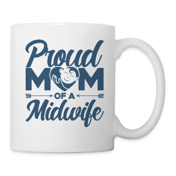 Sage-femme LD Travail Obstétricien Cadeau - Mug blanc - blanc - Droite