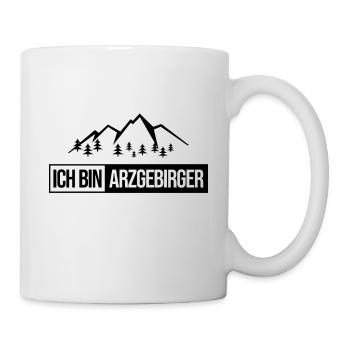 Erzgebirge Haamit Spruch - Tasse - Weiß - Rechts