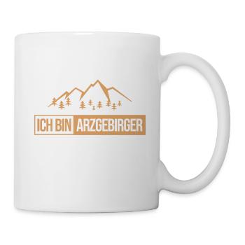 Erzgebirge Haamit Spruch - Tasse - Weiß - Rechts