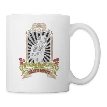 Goth Satan Rock Festivals Black Heavy Death Metal - Tasse - Weiß - Rechts