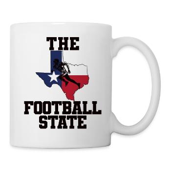 The Football State Texas - Football américain - Mug blanc - blanc - Droite
