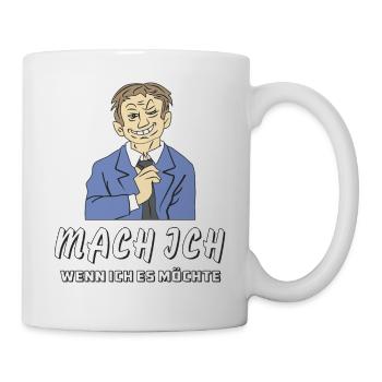 MANN MACH ICH - Tasse - Weiß - Rechts