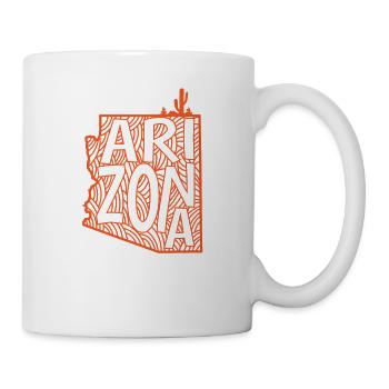 Arizona États-Unis Amérique État - Mug blanc - blanc - Droite