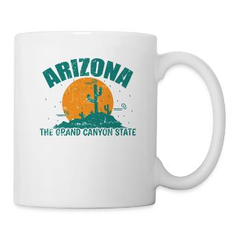 Arizona The Grand Canyon State USA Amerika - Tasse - Weiß - Rechts