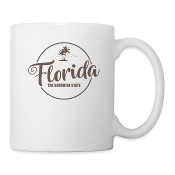 Florida the Sunshine State USA Amerika - Tasse - Weiß - Rechts