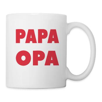 Ich Habe Zwei Titel Papa Und Opa - Tasse - Weiß - Rechts