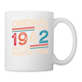 Original Depuis 1942 Vieilli À La Perfection - Mug blanc - blanc - Droite