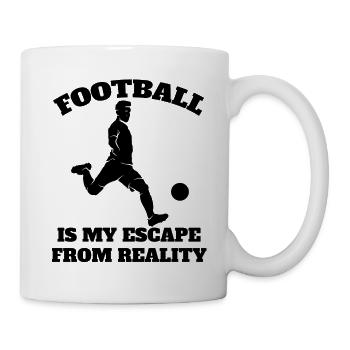 Fußballtrainer Fußball Fußballspieler Fußballer - Tasse - Weiß - Rechts