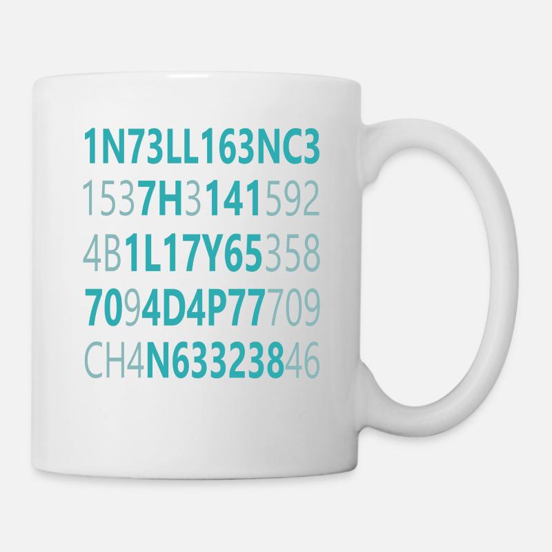 Intelligence Is The Ability To Adapt To Change - Tasse - Weiß