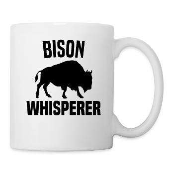 Büffel Bison Ochse Indianer Amerikanisch - Tasse - Weiß - Rechts