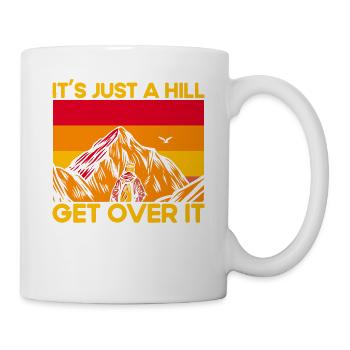 Draußen Fernweh Wandern Geschenk - Tasse - Weiß - Rechts