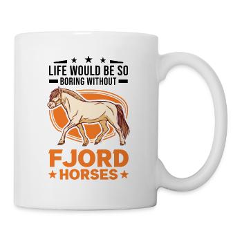 Fjord Horse Gift Norwegian Horse Fjord Horse - Mug - white - Right