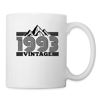 Mountains Hiking 1993 Birthday Vintage Sayings - Mug - white - Right