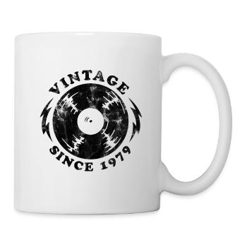 1979 Vintage Musik - Tasse - Weiß - Rechts