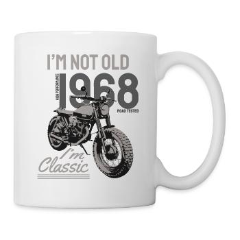 Je ne suis pas vieux, je suis classique. Anniversaire de motard 1968 - Mug blanc - blanc - Droite