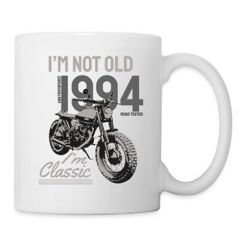 Je ne suis pas vieux, je suis classique. Anniversaire motard 1994 - Mug blanc - blanc - Droite