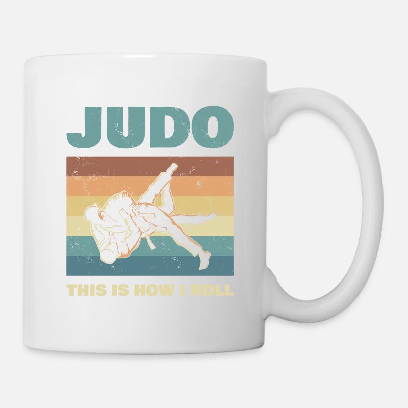 Le judo c’est mon rôle pour tous les fans de judo - Mug blanc - blanc