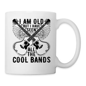 I Am Old But I Have Seen All The Cool Bands - Mug - white - Right