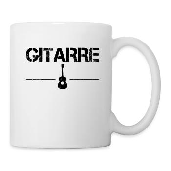 Gitarre - Tasse - Weiß - Rechts