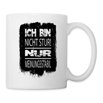 lustige narzisstische person angeber - Tasse - Weiß - Rechts
