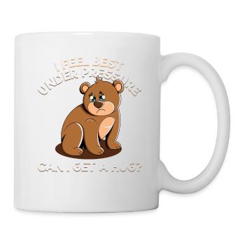 Cute Bear Cuddly Toy Hug Stuffed Animal Love - Mug - white - Right