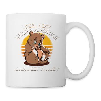 Cute Bear Cuddly Toy Hug Stuffed Animal Love - Mug - white - Right