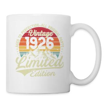 Vintage 1926 Limited Edition Birthday Gift - Mug - white - Right