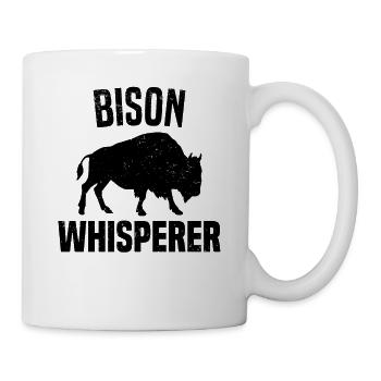 Buffalo Bison Ox Indian American - Mug - white - Right