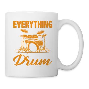 Tout ce que je touche devient un tambour 4 - Mug blanc - blanc - Droite