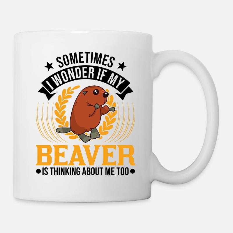 Castor Cadeau Castor Barrage Castor - Mug blanc - blanc