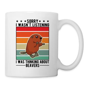 Beaver Beaver Dam Gift Beaver - Mug - white - Right