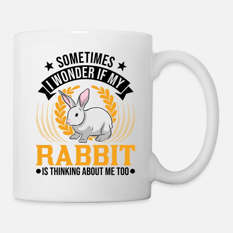 Rabbit Rabbit Rabbit - Mug - white