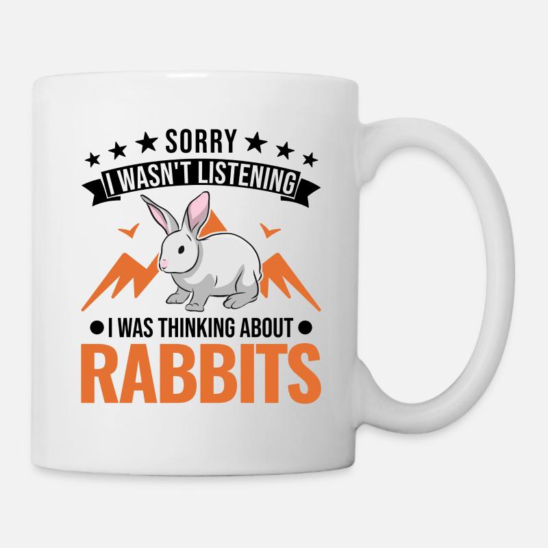 Lapin lapin lapin lapin - Mug blanc - blanc