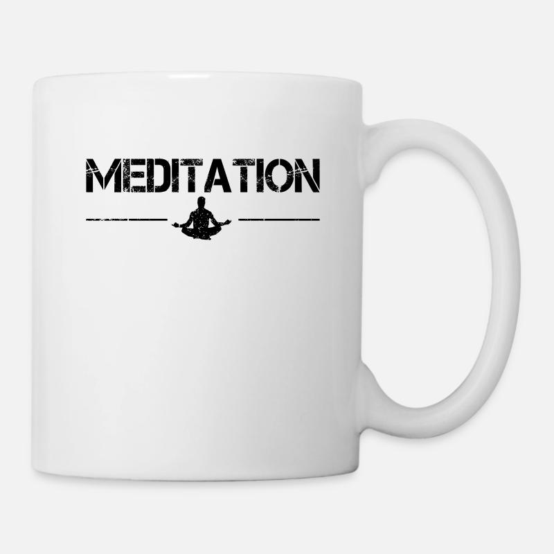 Meditation - Tasse - Weiß