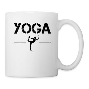 Yoga - Tasse - Weiß - Rechts
