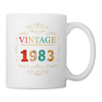 Born 1983 Vintage Retro Anniversary - Mug - white - Right