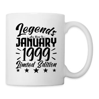 Naissance En Janvier 1999. Cadeau d'anniversaire. - Mug blanc - blanc - Droite