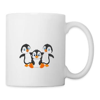 Ich Mag Halt Einfach Pinguine - Tasse - Weiß - Rechts