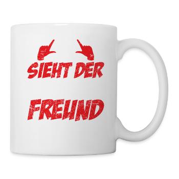 So Sieht Der Beste Freund Der Welt Aus - Tasse - Weiß - Rechts