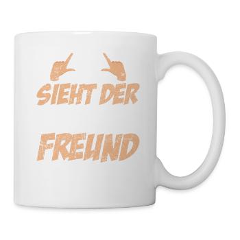 So Sieht Der Beste Freund Der Welt Aus - Tasse - Weiß - Rechts