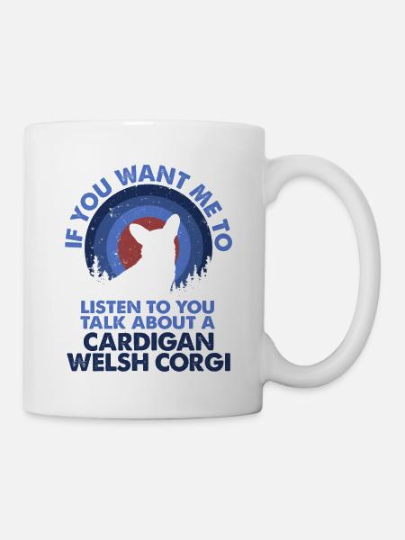Sprechen Sie Über Die Walisische Hundekämpfe Corgi - Tasse - Weiß