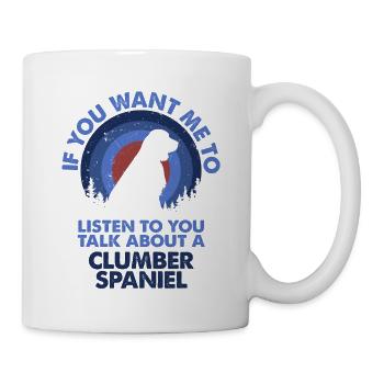 Talk about dog Clumber Spaniel - Mug - white - Right