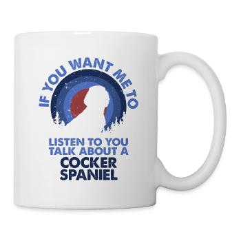 Talk About Dog Cocker Spaniel - Mug - white - Right