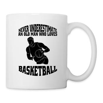 Joueurs de basket-ball de basket-ball de club d'amoureux de basket-ball - Mug blanc - blanc - Droite