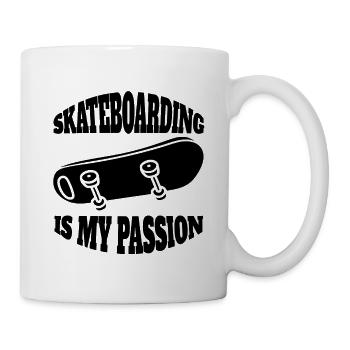 Skateboard Longboard Skater Skating Skateboarding - Mug blanc - blanc - Droite