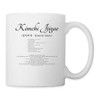 Kimchi Jjigae Recipe - Mug - white - Right