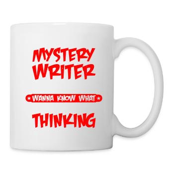 Je suis un écrivain de mystère - Mug blanc - blanc - Droite